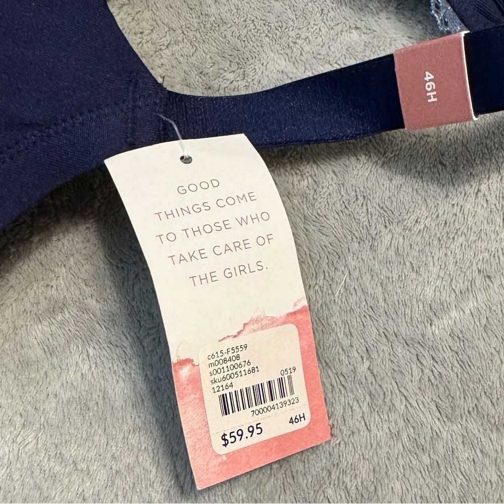 Cacique Lane Bryant Lightly Lined Balconette Bra 46H - Picture 3 of 7
